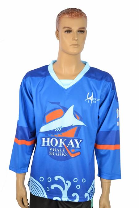 Kustom sublimasi hoki es Jersey sebagai desain Anda